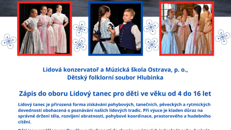 Lidový tanec pro děti - zápis
