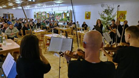 Vystoupení Komorních smyčců na Slezskoostravském hradě