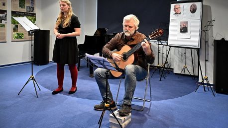 Koncert ke 100. výročí narození Ilji Hurníka v prostorách Knihovny města Ostravy