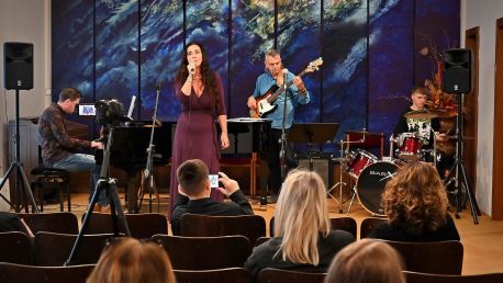 Koncert oddělení jazzu a populární hudby