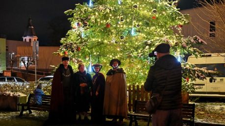 Rozsvícení vánočního stromu na rychvaldském náměstí