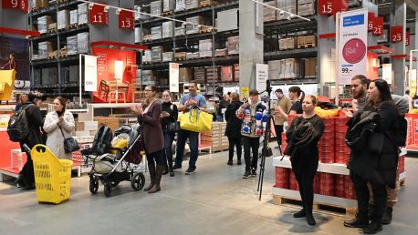 Komorní smyčce LK v ostravské IKEA