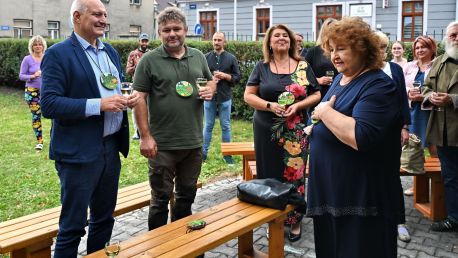 Slavnostní poděkování - proměna zahrady Múzické školy