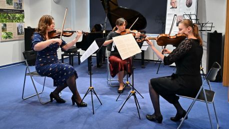 Koncert ke 100. výročí narození Ilji Hurníka v prostorách Knihovny města Ostravy