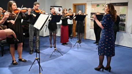 Koncert ke 100. výročí narození Ilji Hurníka v prostorách Knihovny města Ostravy