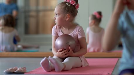 Ukázková hodina výuky baletu pro nejmenší děti