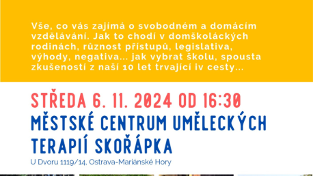 Beseda o domácím vzdělávání