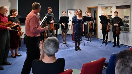 Koncert ke 100. výročí narození Ilji Hurníka v prostorách Knihovny města Ostravy