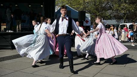 DFS Hlubinka vystoupil na Velikonočním jarmarku