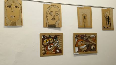 Výtvarné umění v prostorách knihovny