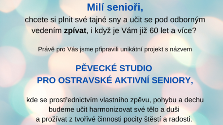 Pěvecké studio pro ostravské aktivní seniory