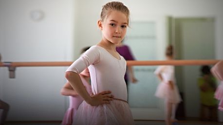 Ukázková hodina výuky baletu pro nejmenší děti