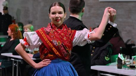 Vystoupení DFS Hlubinka na Havířském bále